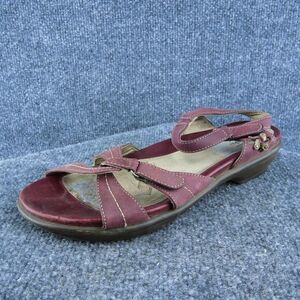 Dansko Women Ankle Strap Sandal Shoes Red Leather‎ Size 40